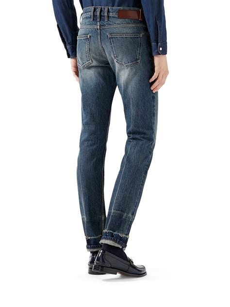 jeans gucci homme prix|gucci jeans men's price.